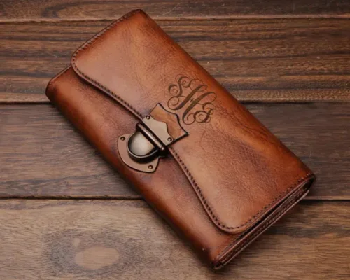 Leather Clutch Wallet